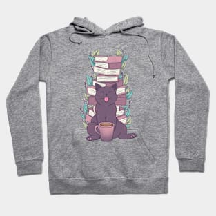 Books And Cat Hoodie